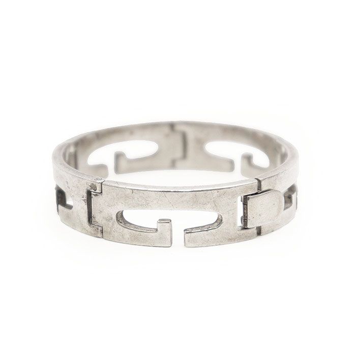 SALE】GUCCI グッチ ブレスレット シルバー925 SV925 G ロゴ カット