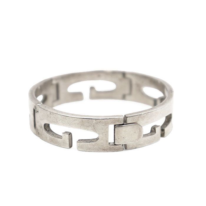 SALE】GUCCI グッチ ブレスレット シルバー925 SV925 G ロゴ カット