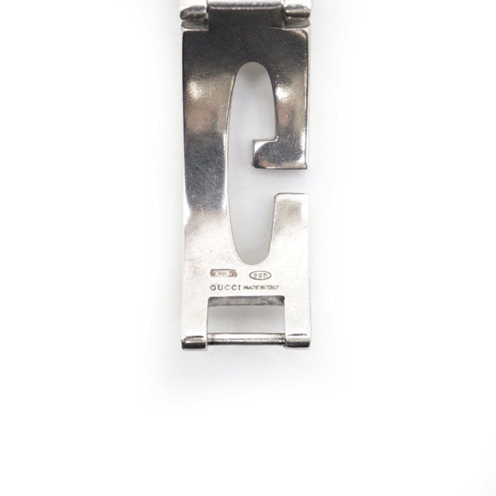 SALE】GUCCI グッチ ブレスレット シルバー925 SV925 G ロゴ カット