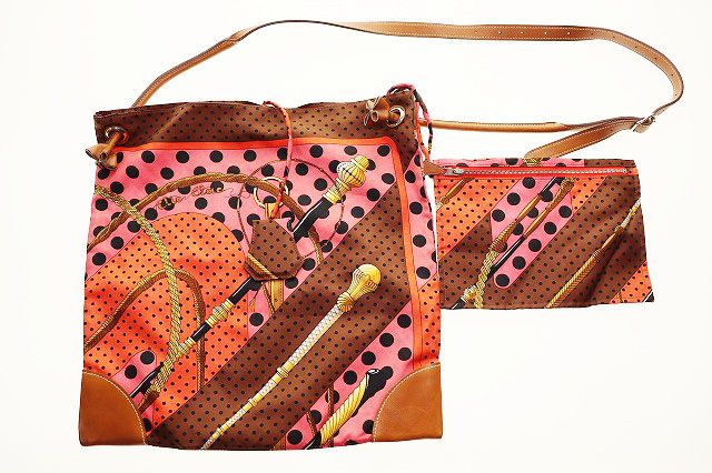 エルメス HERMES ショルダー バッグ シルキーシティ PM ピンク ブランド古着ベクトル AA ●▲260124