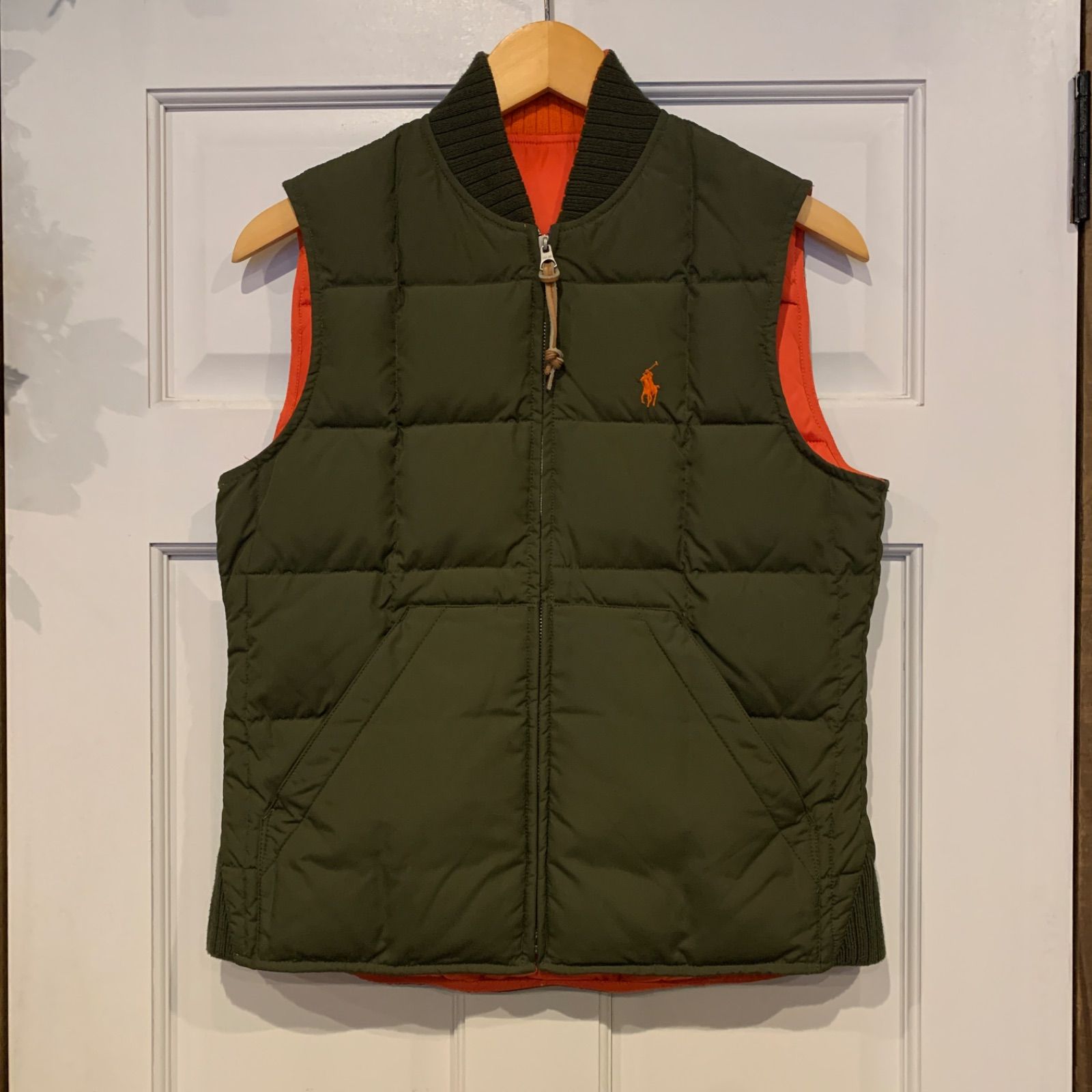 Polo Ralph Lauren ダウンベスト Sサイズ オリーブ 中古・古着通販】POLO RALPH LAUREN (ポロ・ラルフローレン) ダウン