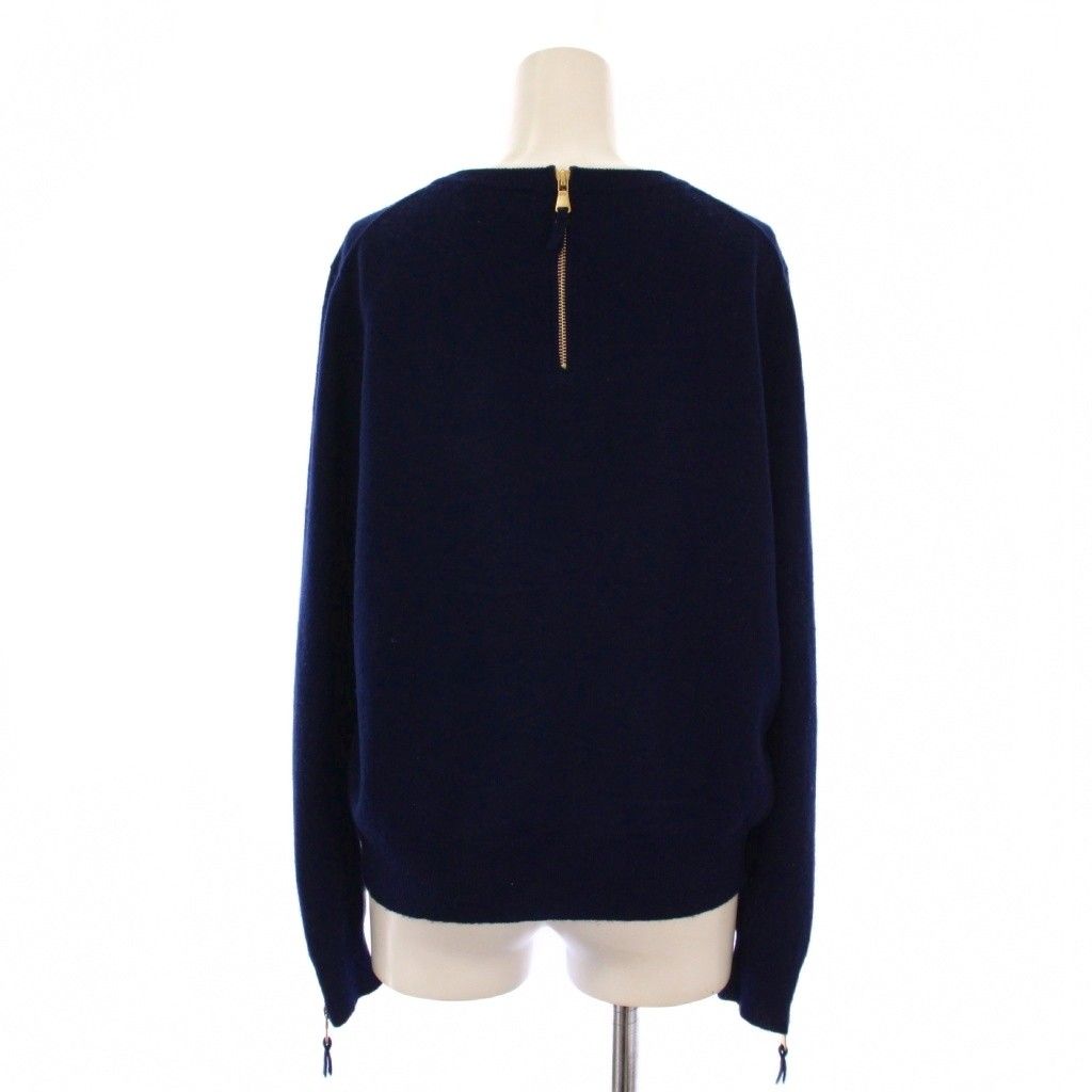 アリュード ALLUDE ニット セーター 長袖 クルーネック ウール