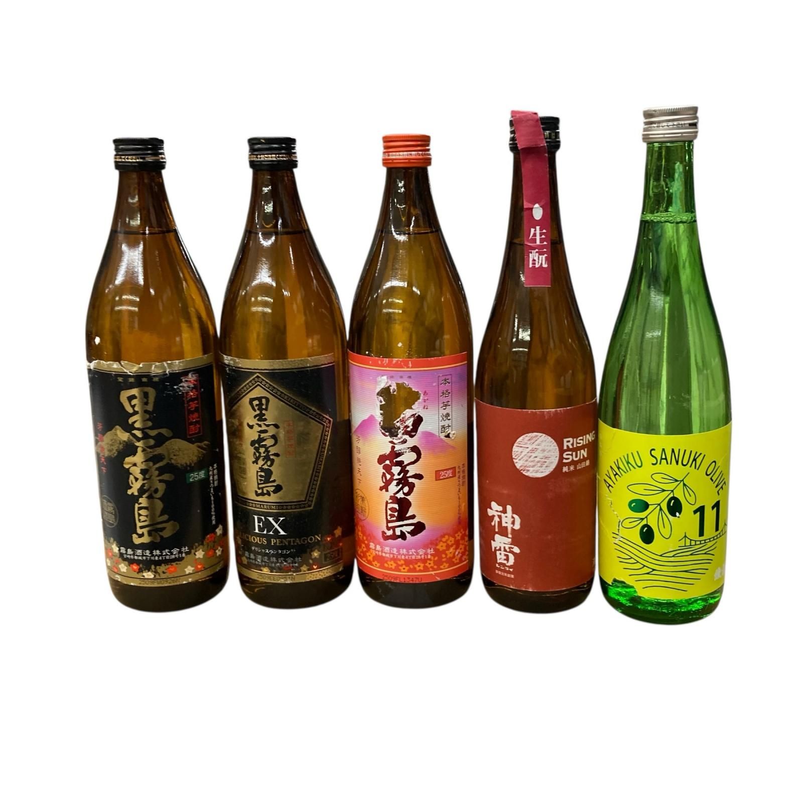 訳アリ焼酎・日本酒 5点飲み比べセット 霧島 神雷 綾菊 - メルカリ