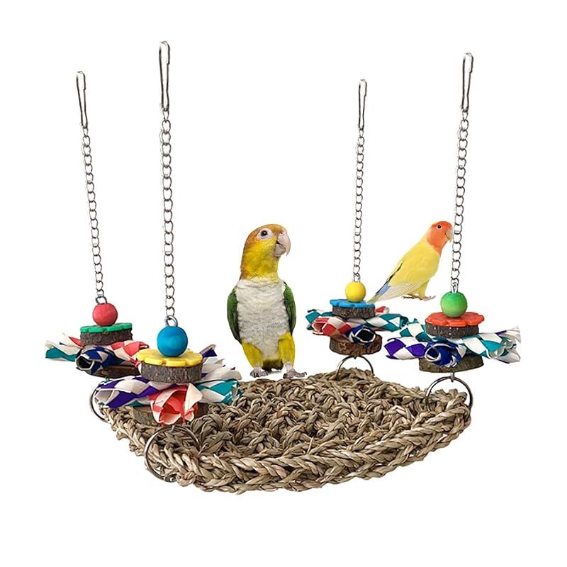 WEILFYONK 鳥おもちゃバードトイ インコ おもちゃ 鳥グッズ 鳥の遊び場