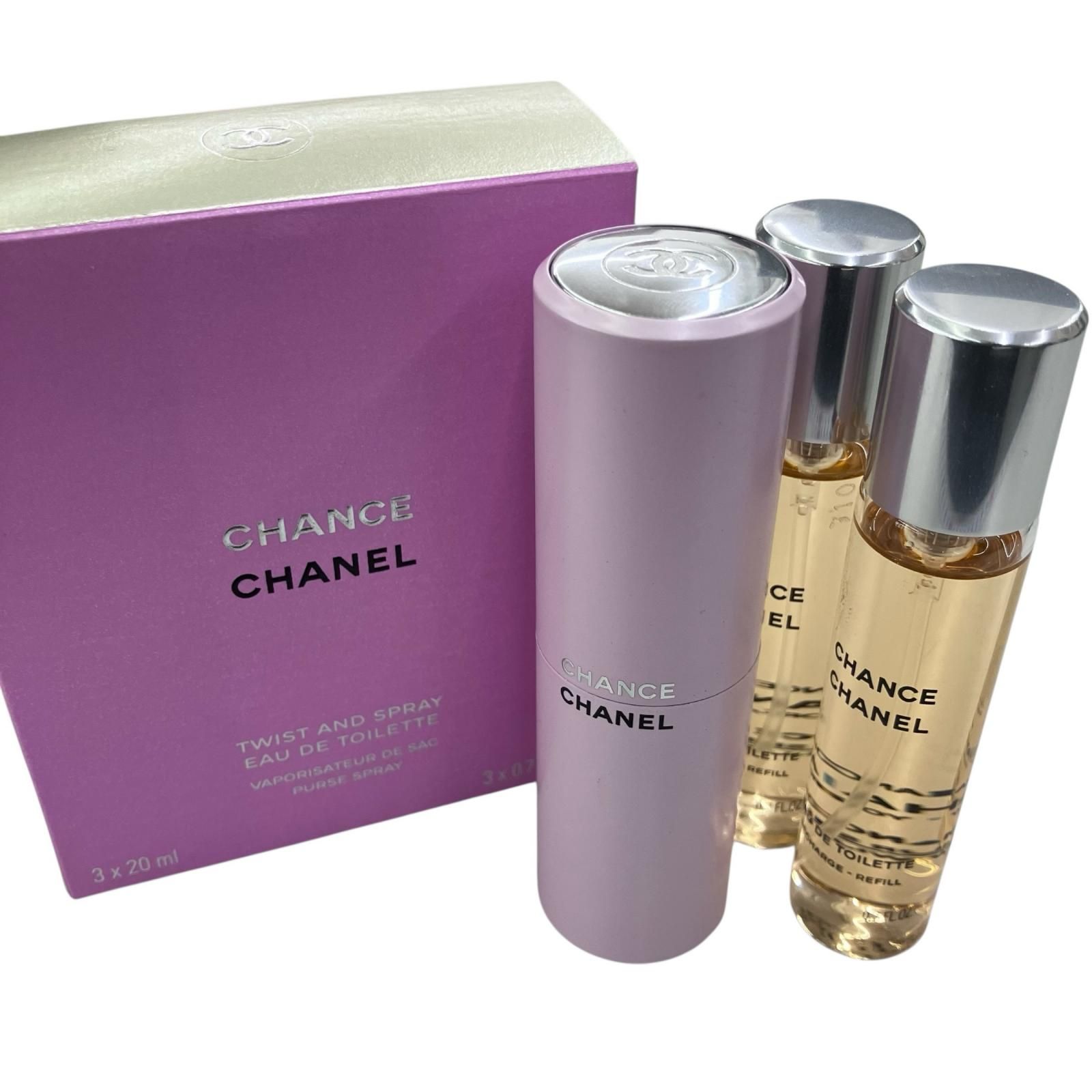 CHANEL CHANCE 香水 4本セット 20ml チャンス オー タンドゥル ツィスト&スプレイ（オードゥ トワレット