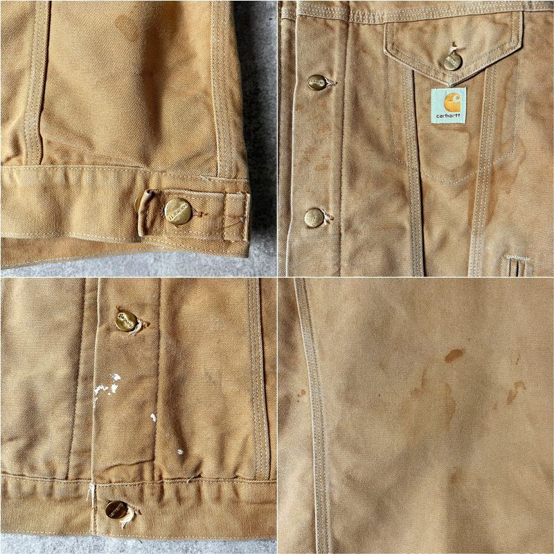00s Carhartt ブランケット ライナー ダック トラッカー ジャケット