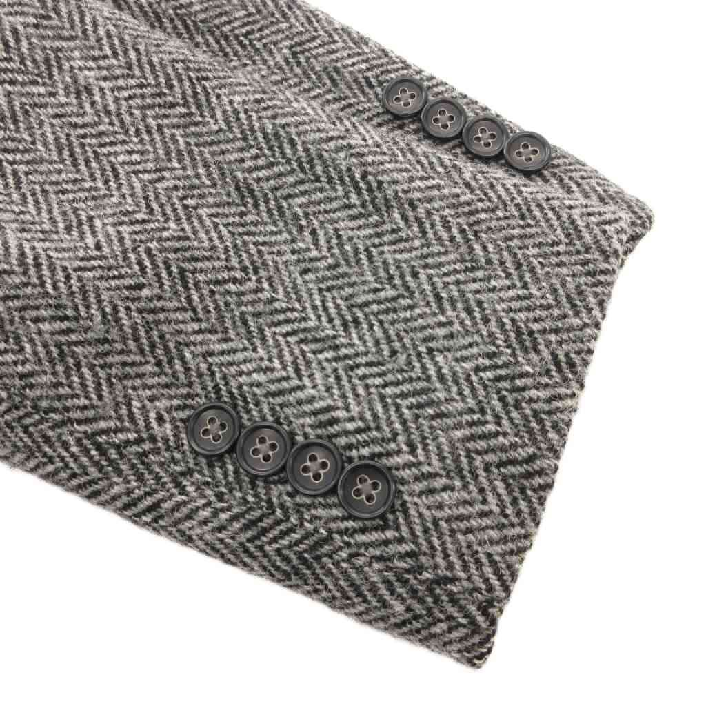 Harris Tweed × G-Stage テーラードジャケット ウール ヘリンボーン