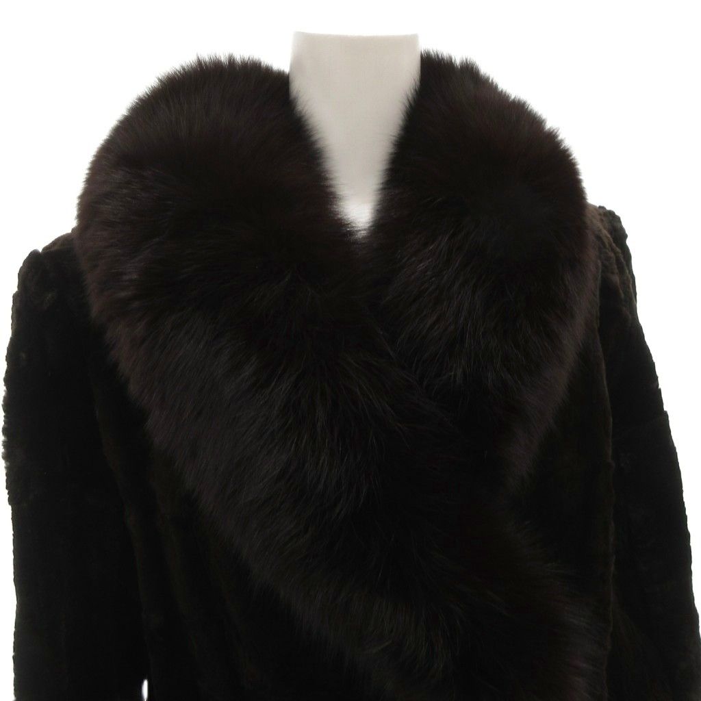 ミツコシ MITSUKOSHI ROTINY ロティニー フォックスファーコート