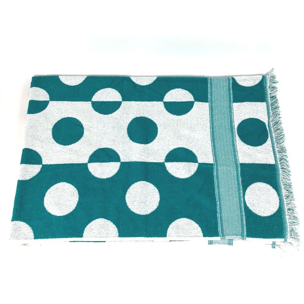 HERMES エルメス タオル ヨッティング コットン 黄緑　ビーチタオル HERMES エルメス タオル ヨッティング ドット 水玉 コットン グリーン