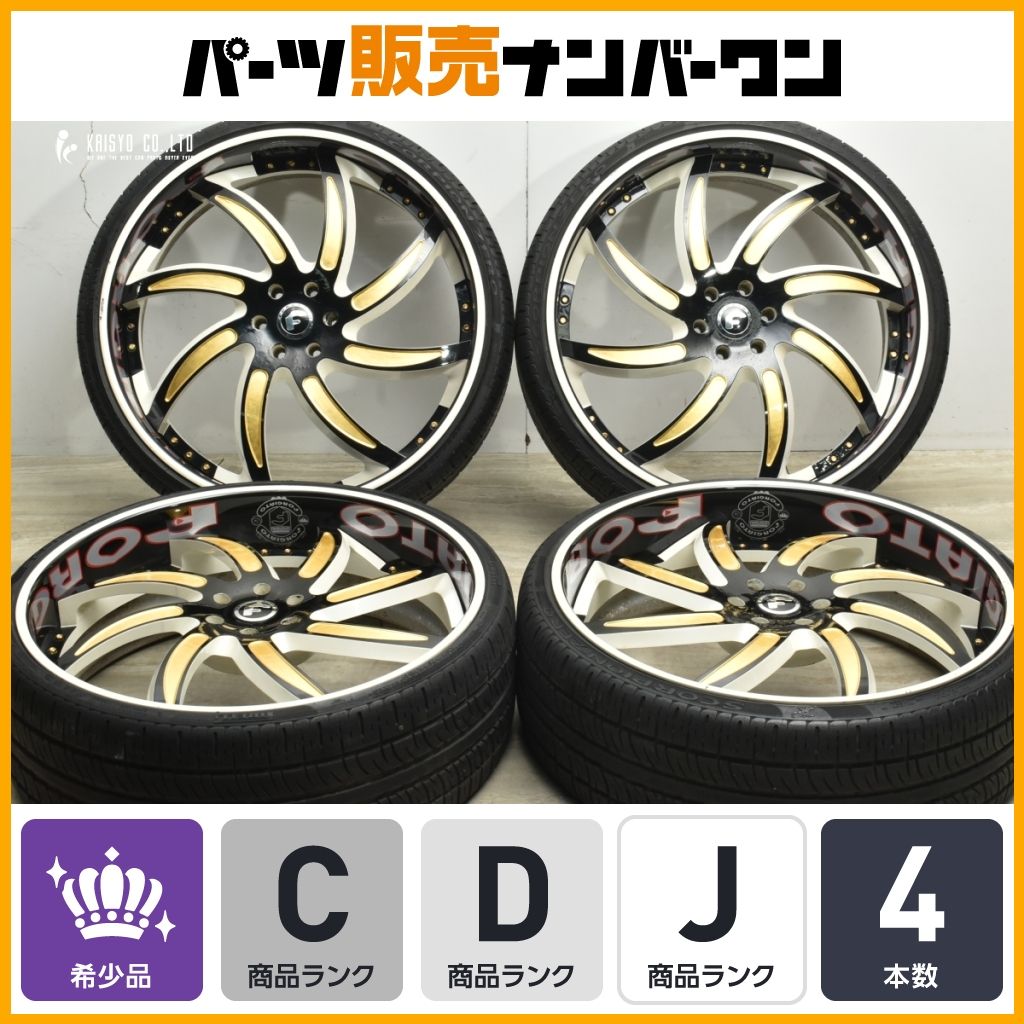 【希少 28インチ 鍛造】forgiato azioni-m 28in 10J +25 PCD139.7 6穴 6H ピレリ 295/25R28 キャデラック エスカレード 現状販売 即納可能