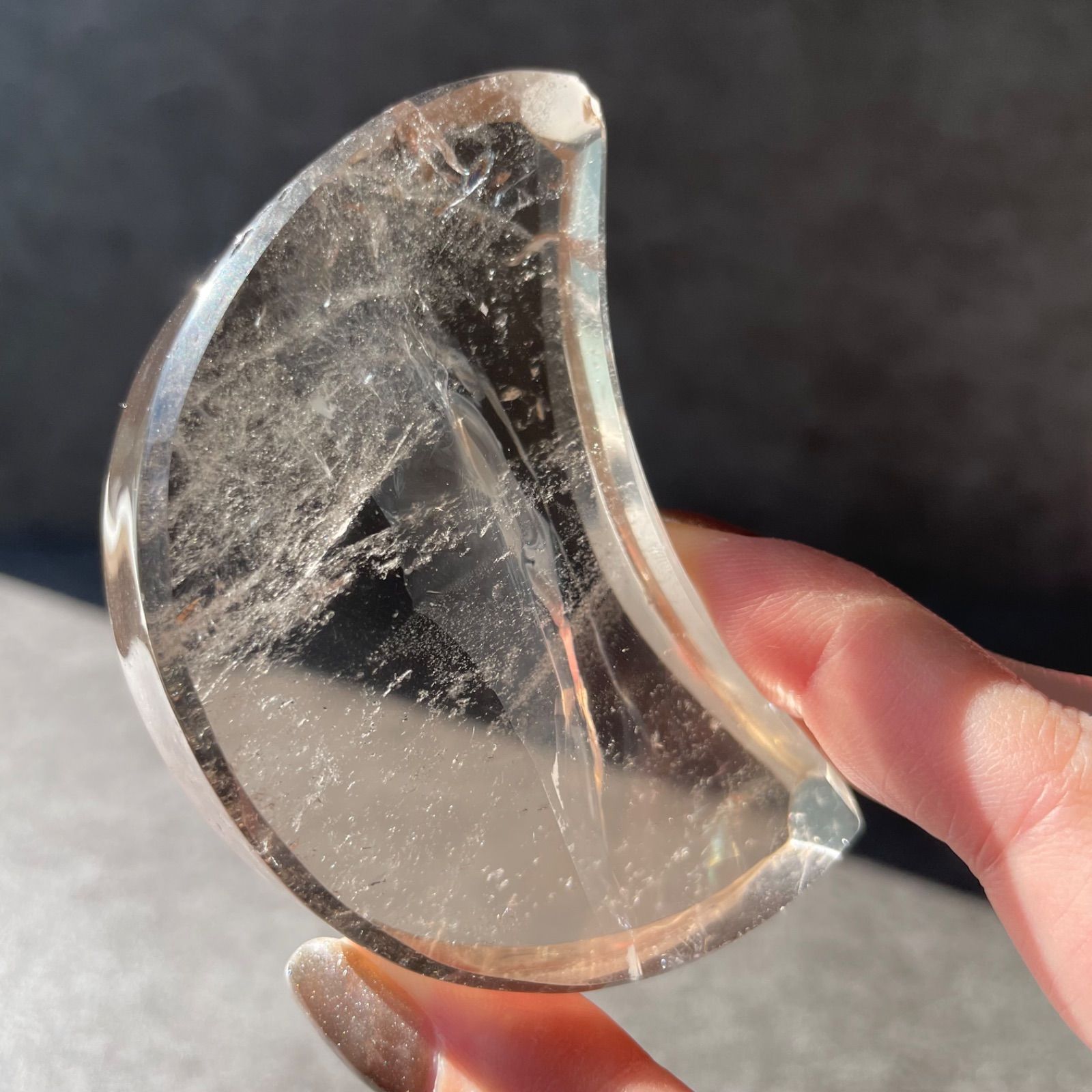 ブラジル ミナスジェライス州産♦︎clear quartz クリアクォーツ|moon