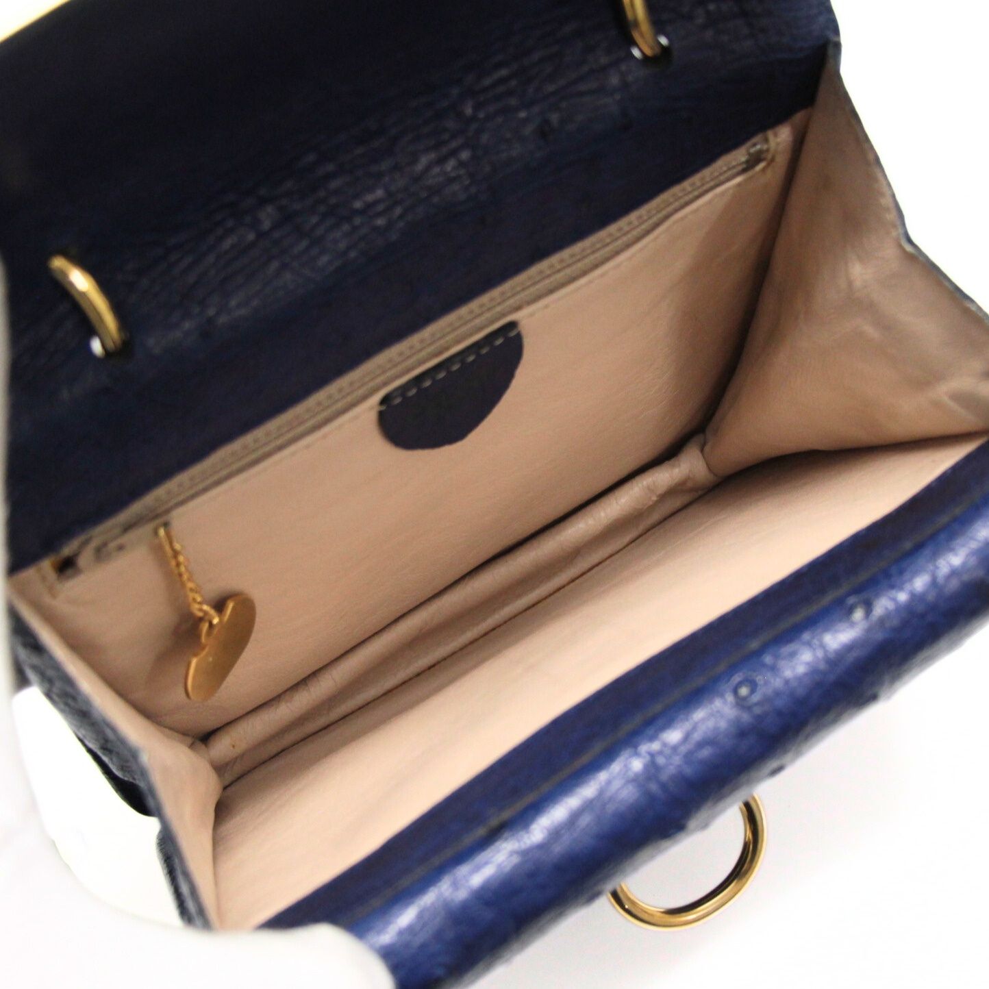 セリーヌ CELINE ヴィンテージ ダブルフラップ ハンドバッグ  