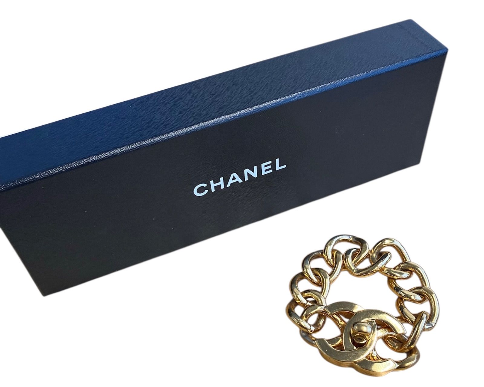 ヴィンテージ　バンド　シャネル　ブレスレット 楽天市場】シャネル CHANEL ターンロック チェーン ブレスレット
