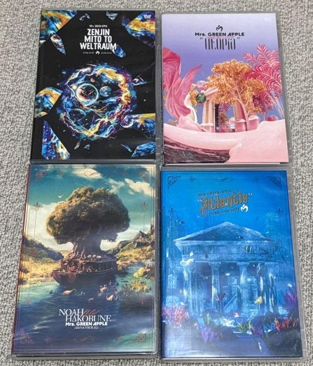 ミセスグリーンアップル ライブDVD 4点セット - メルカリ