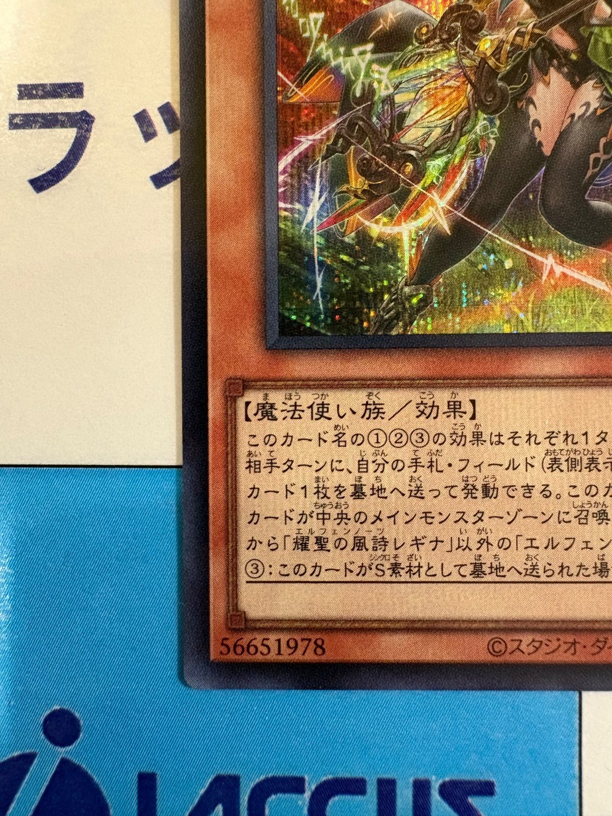 遊戯王 ブレイジングドミニオン 耀聖の風詩レギナ エルフェンノーツ