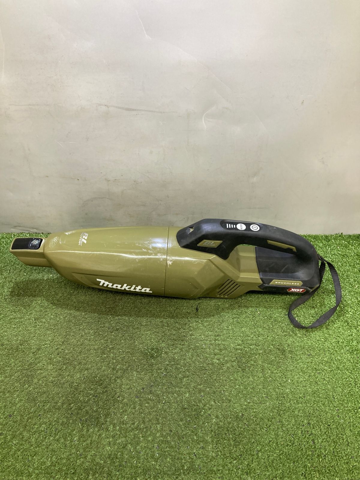 品 0921 makita マキタ 40 v充電式クリーナ サイクロンアタッチメント付 オリーブ 本体のみ