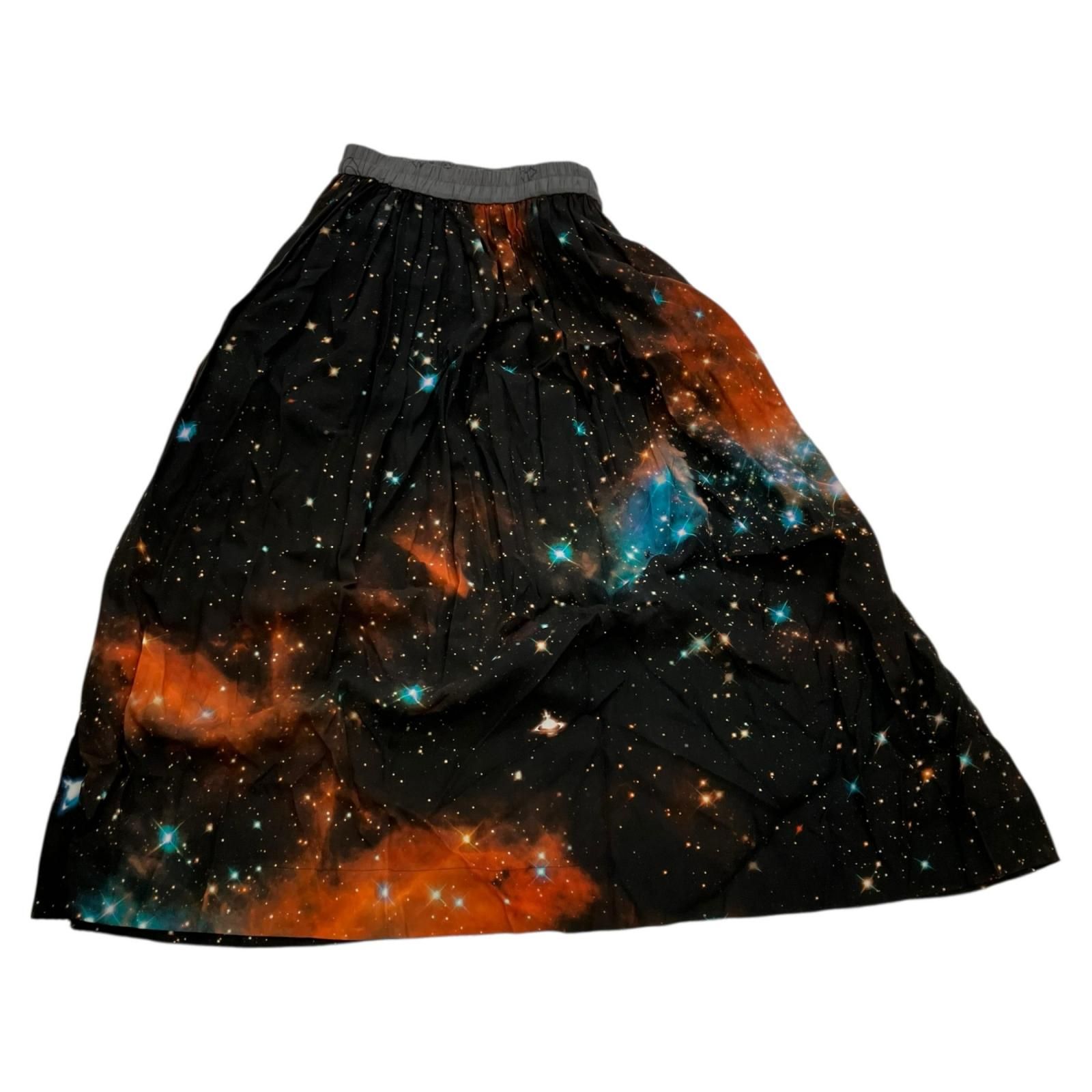 【新品未使用】Vivienne Westwood コットンレースフレアスカート オーガニックコットン フレアパンツ(ブルー)（レディース