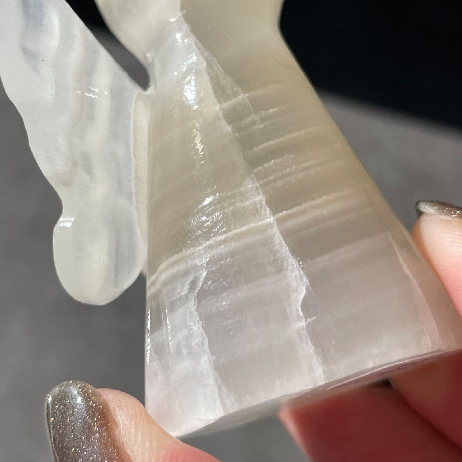 White Onyx ホワイトオニキス|angel 天使|天然石 パワーストーン 鉱物