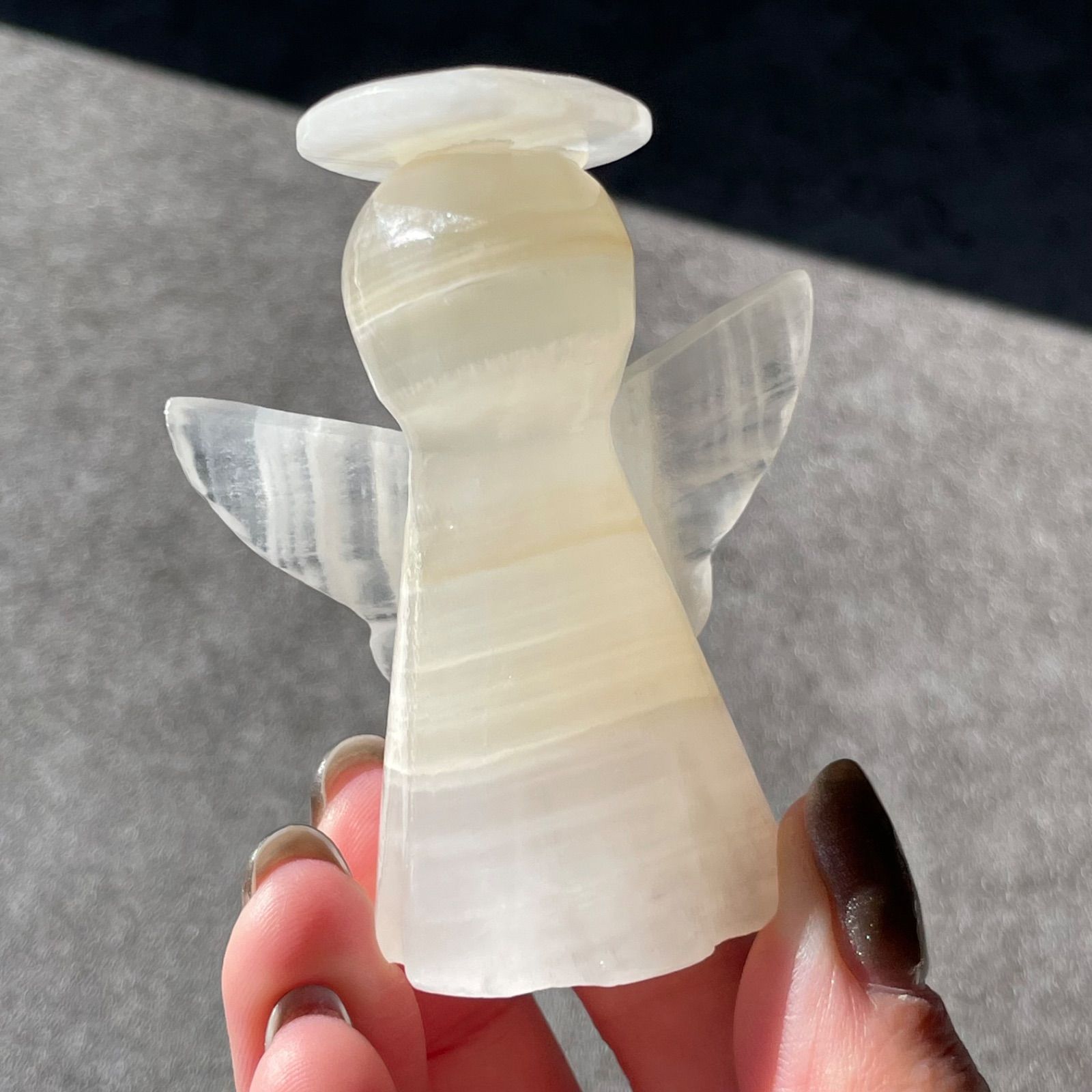 White Onyx ホワイトオニキス|angel 天使|天然石 パワーストーン 鉱物