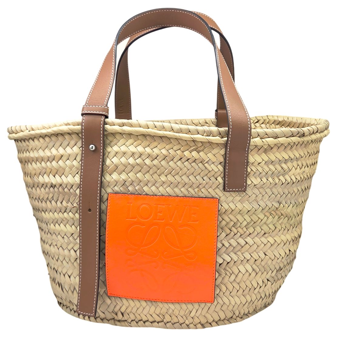 新品同様】LOEWE ロエベ バスケット バッグ ラージ アナグラム カゴ