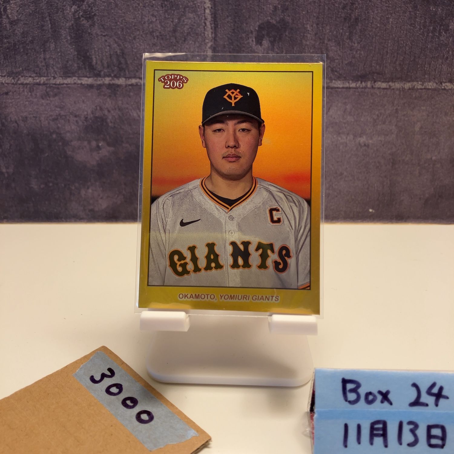 2024 Topps 206 NPB 岡本和真 Kazuma Okamoto 03/50 読売ジャイアンツ