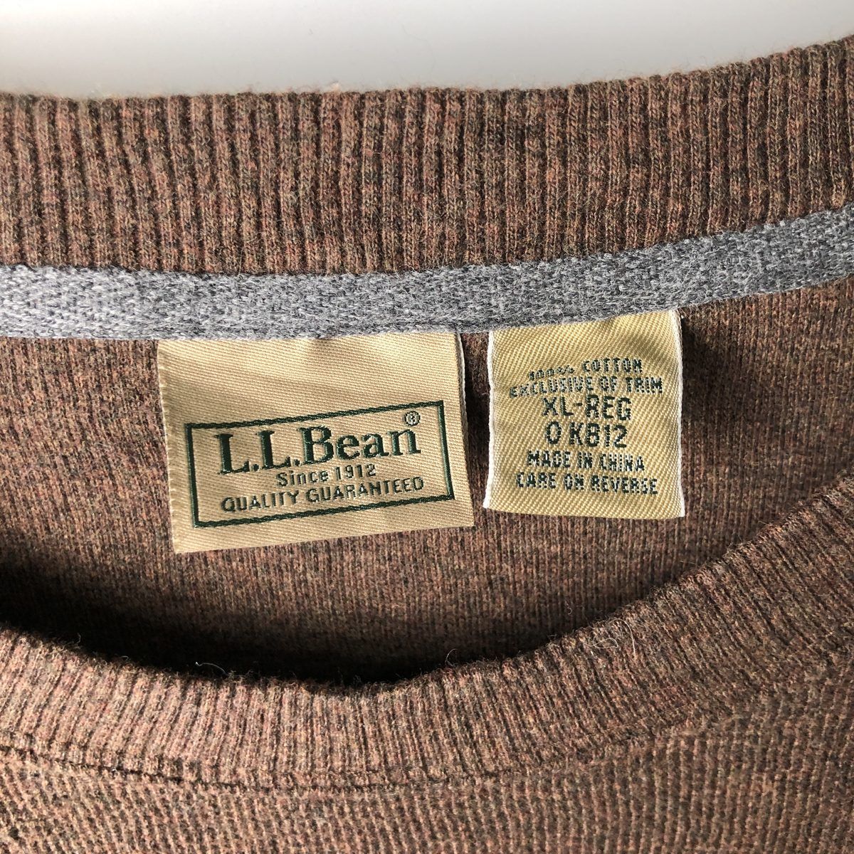 古着 エルエルビーン L.L.Bean サーマルロングTシャツ メンズXL相当 