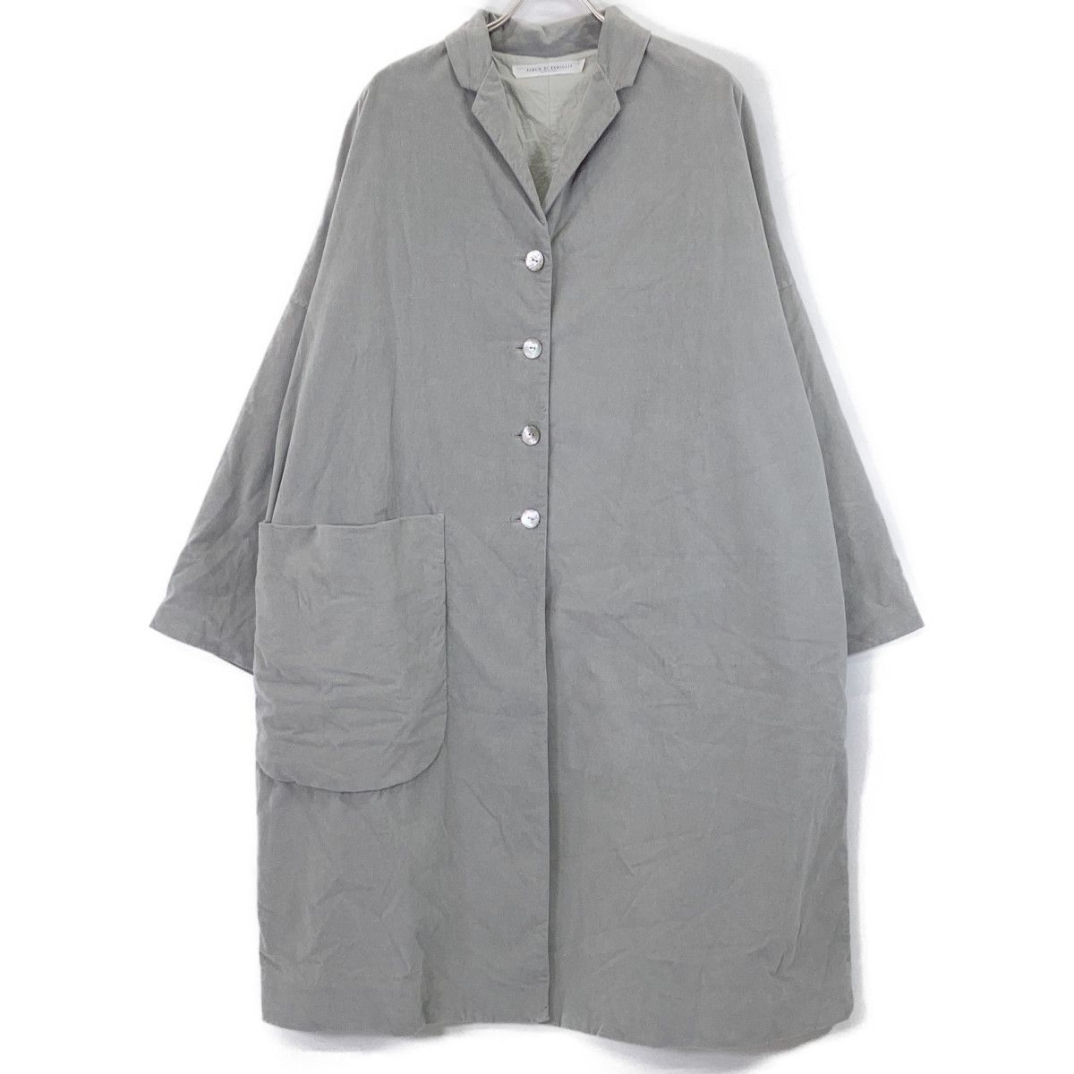 Album di famiglia アルバムディファミリア ｸﾞﾚｰ U4520 ｺﾄﾝﾛﾝｸﾞｺｰﾄ