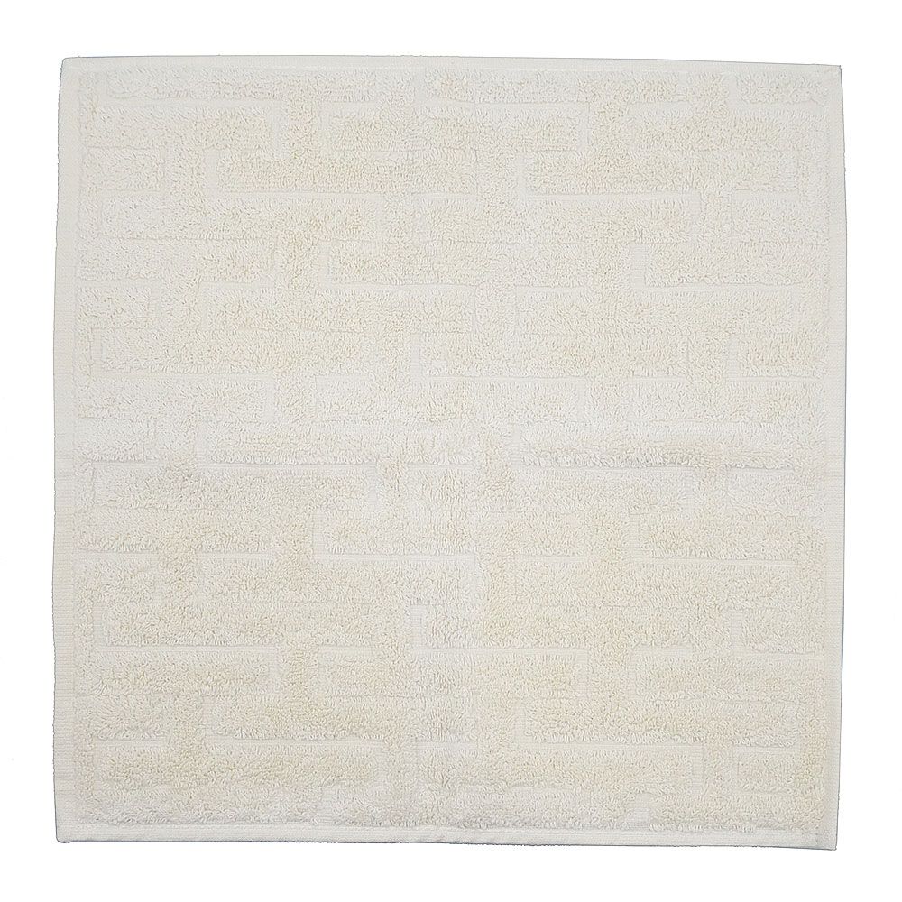 エルメス カレ タオル 32 ステアーズ コットン100％ ナチュラル ホワイト ハンカチ HERMES ♥品