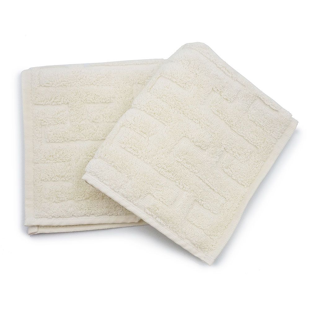 エルメス カレ タオル 32 ステアーズ コットン100％ ナチュラル