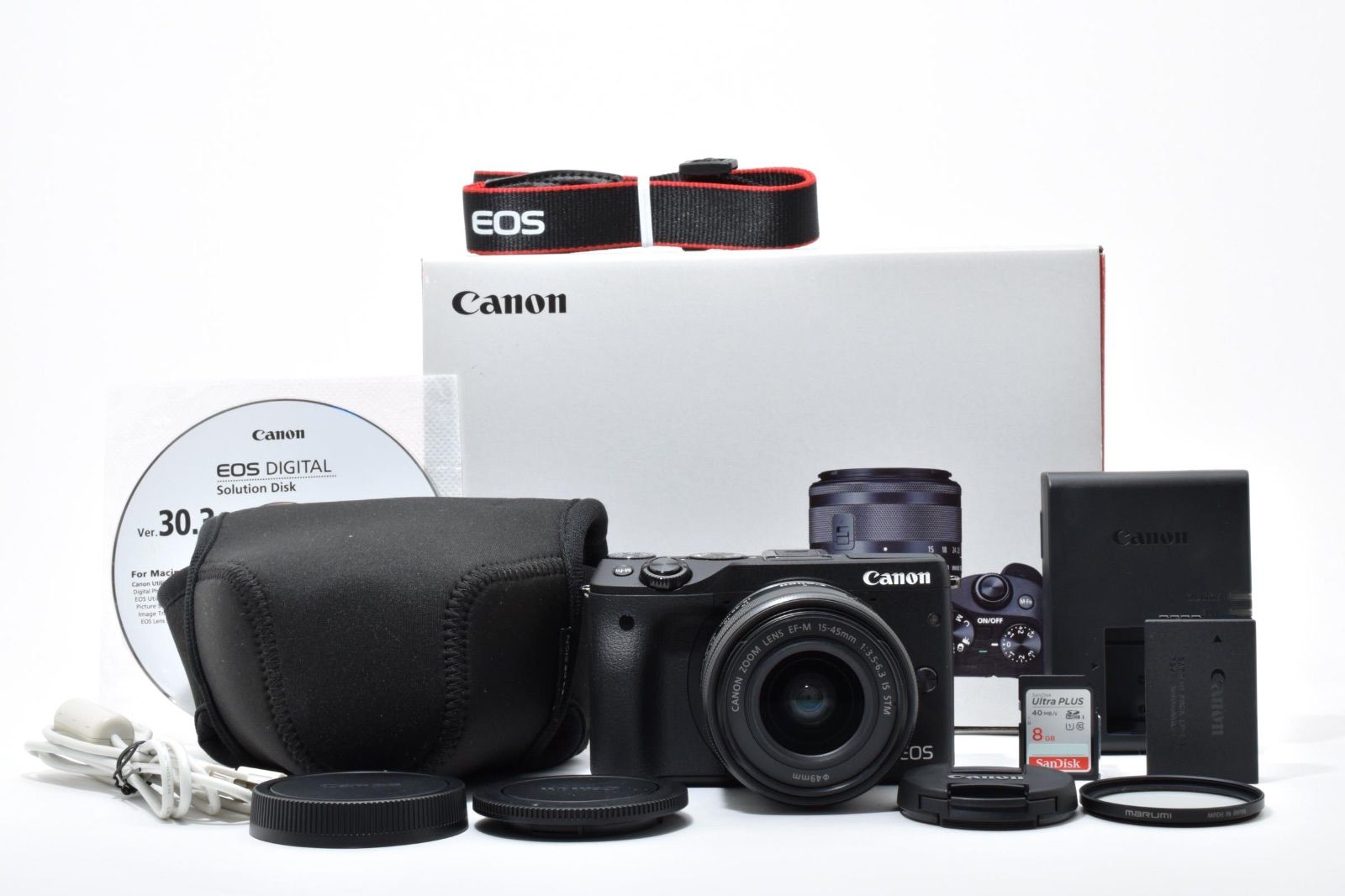 美品 Canon EOS M3 レンズキット★WiFi搭載&高画質タッチパネル★ 美品】キヤノン Canon EOS M3 レンズキット☆WiFi搭載&高画質