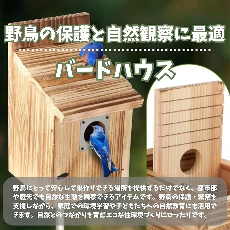 Neutral Zenith 鳥の巣 鳥の巣箱 小鳥巣箱 バードハウス 木製 巣箱 鳥