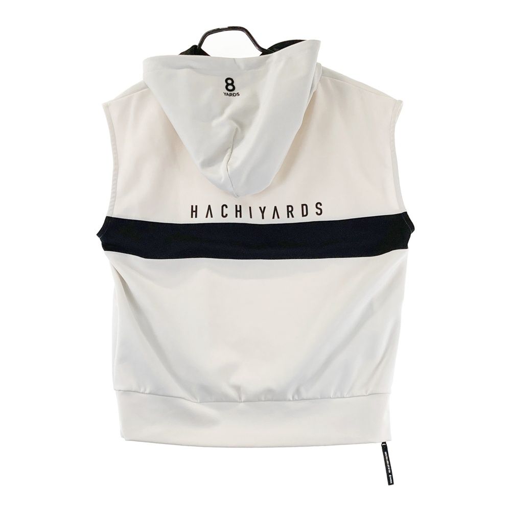 サイズ：XL 8YARDS ハチヤーズ フード付 ベスト ホワイト系
