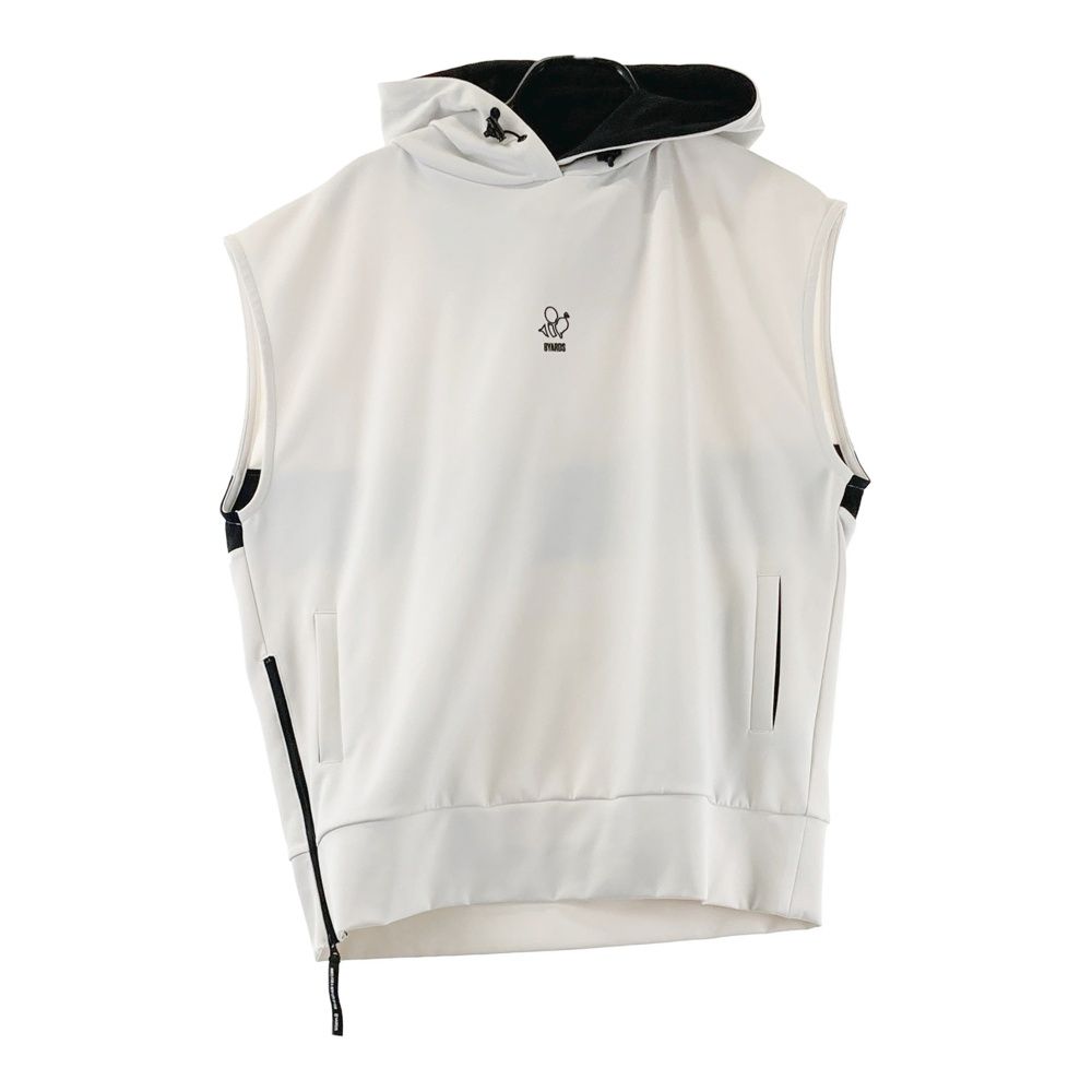 サイズ：XL 8YARDS ハチヤーズ フード付 ベスト ホワイト系