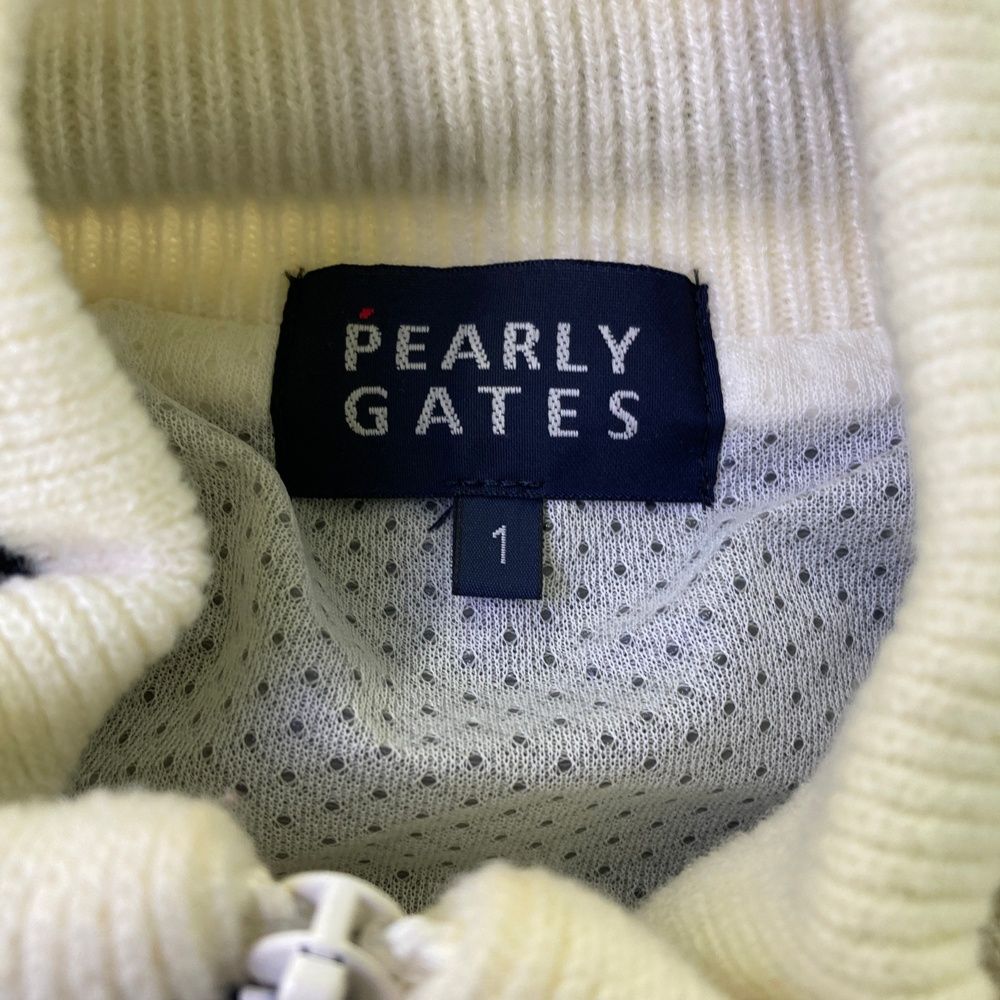 ✨激レア✨ PEARLY GATES ニット ジップアップ ジャケット Mサイズ ✨激レア✨ PEARLY GATES ニット ジップアップ ジャケット Mサイズ