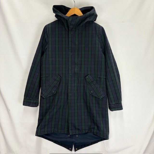 Fred Perry ブラックウォッチ フィッシュテイル モッズコート サイズXS 