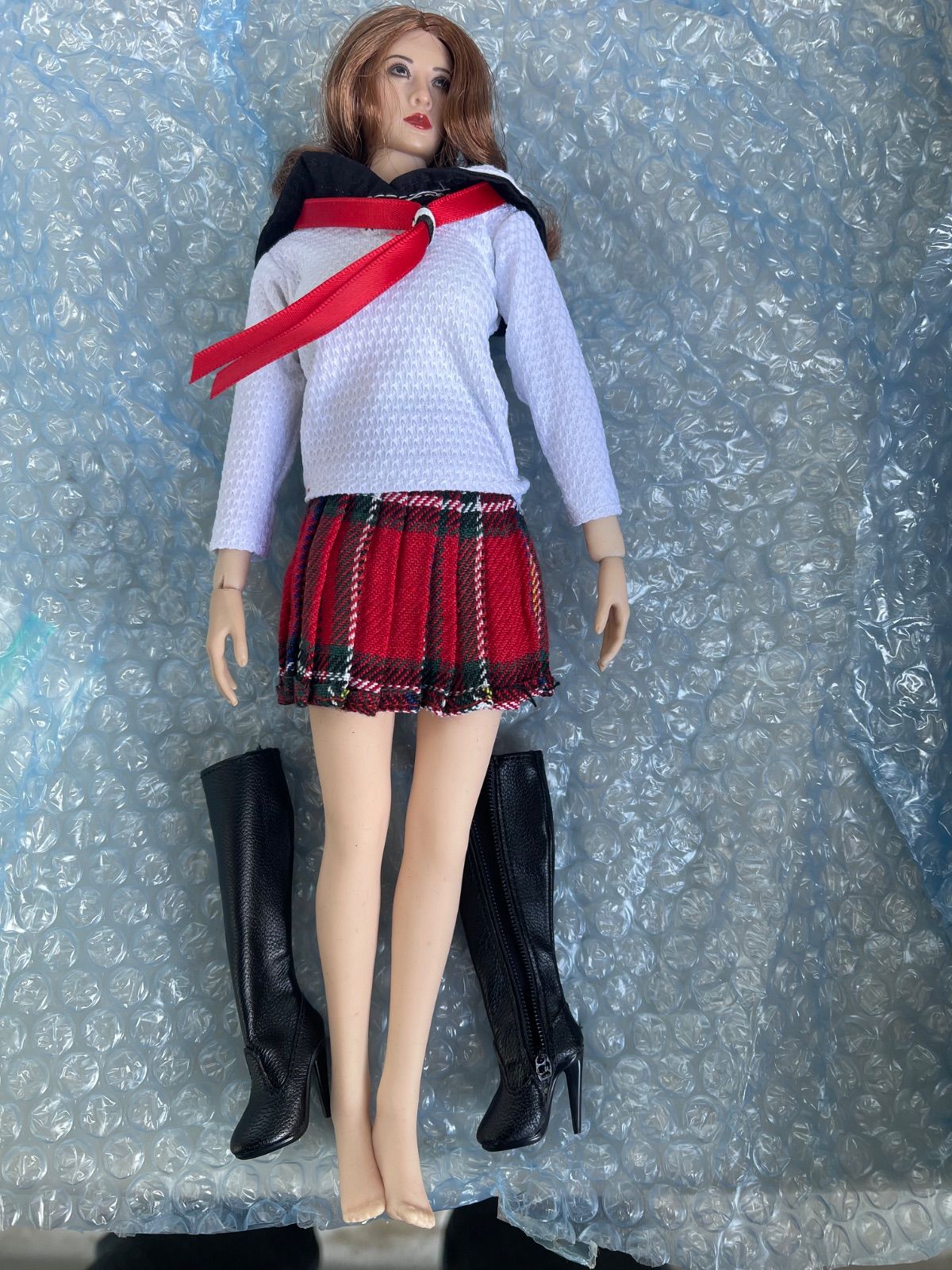 1/6 Figure Super Flexible Seamless Head+Body+Outfit Set 7