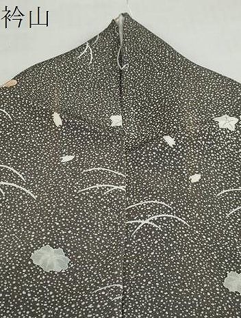 平和屋着物○二代目 川村久太郎 訪問着 舞花文 たたき染め 正絹 逸品