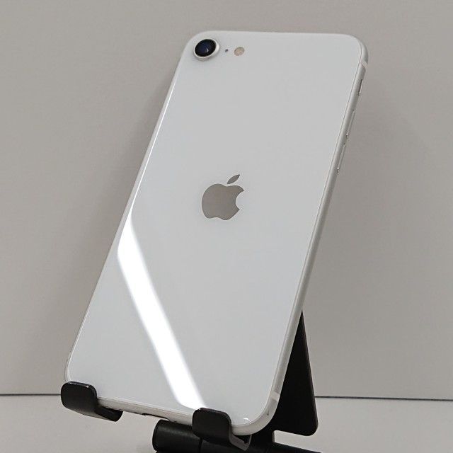 中古良品 ドコモ iPhoneSE 2 64GB ホワイト 美品］iPhoneSE （第2世代） 64GB ホワイト 本体 SIMロック解除済