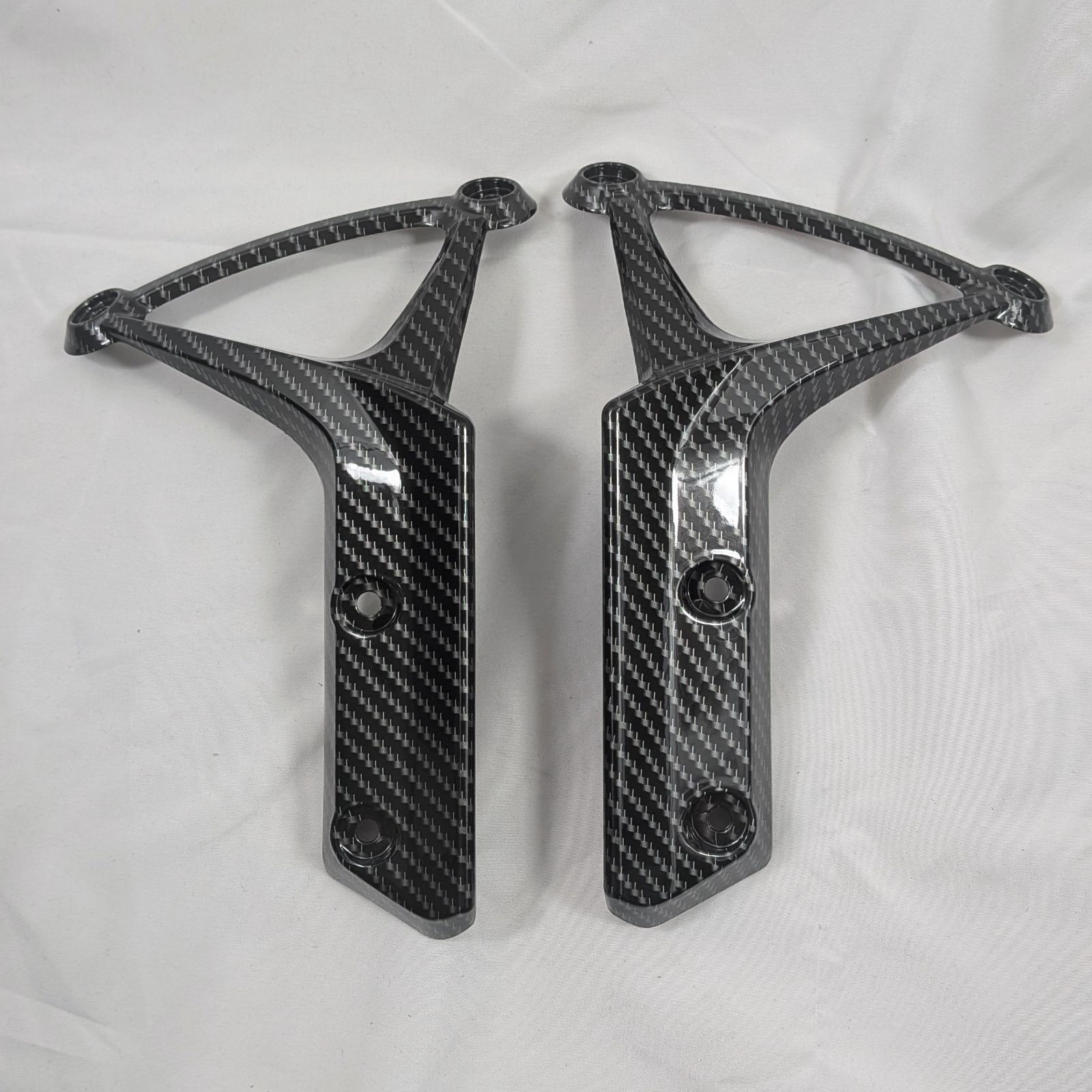 Z900RS フロントフェンダーブラケット 金属製 カーボンブラック