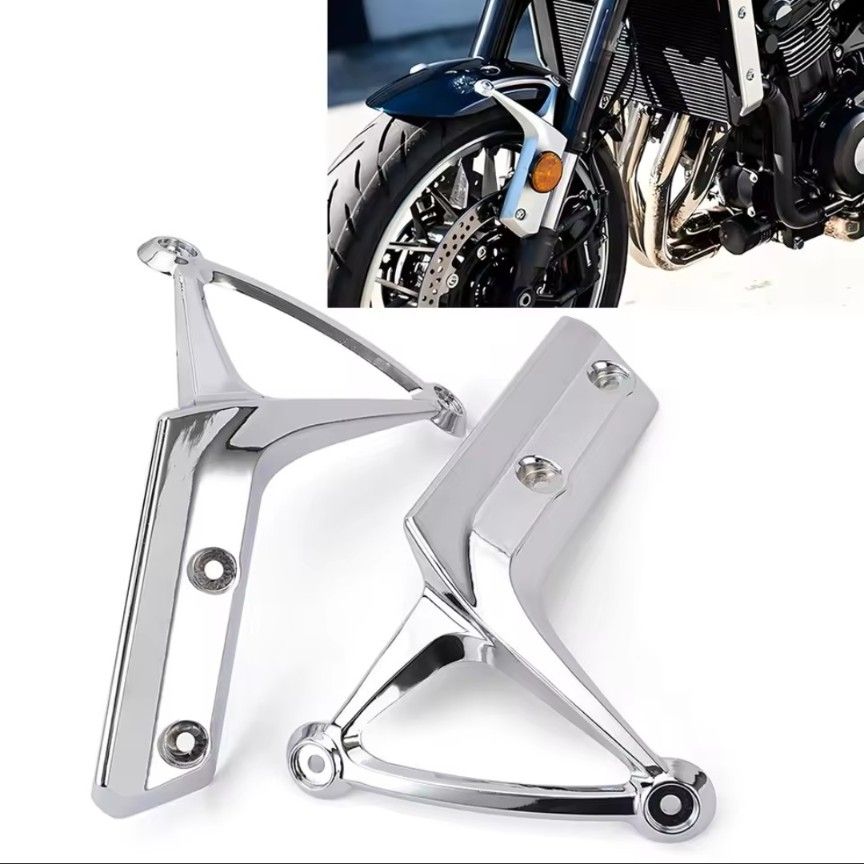 Z900RS フロントフェンダーブラケット 金属製 カーボンブラック