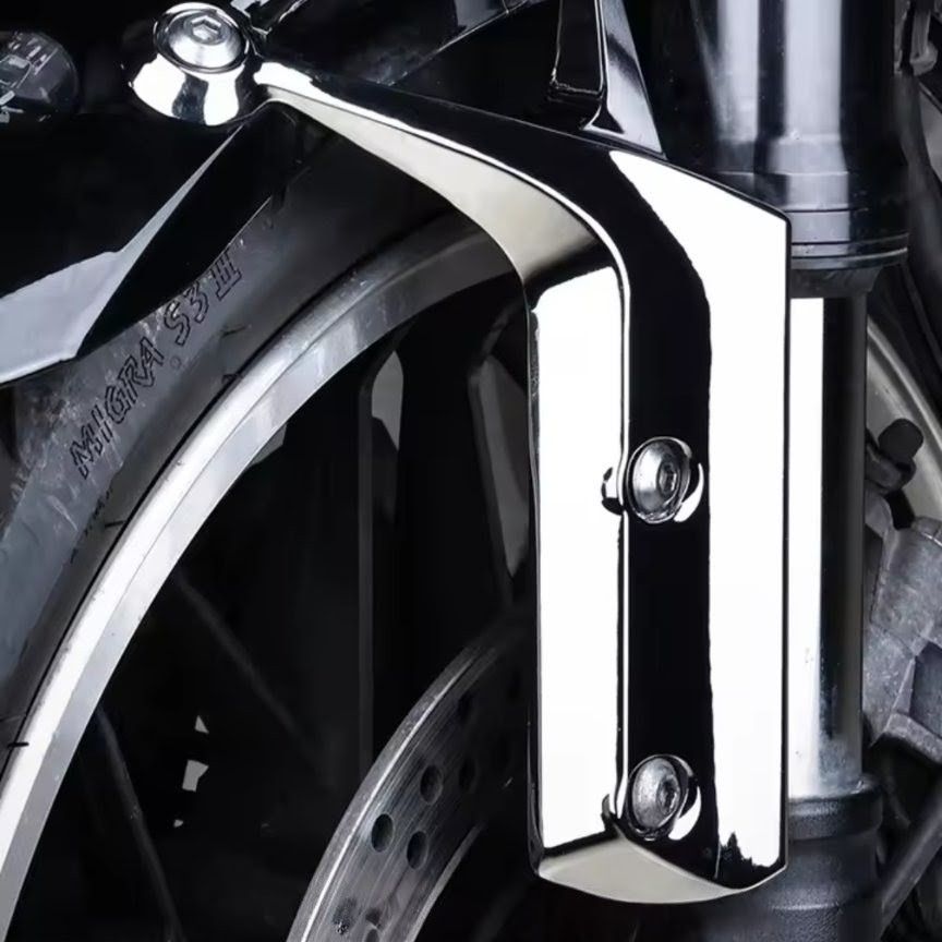 Z900RS フロントフェンダーブラケット 金属製 カーボンブラック