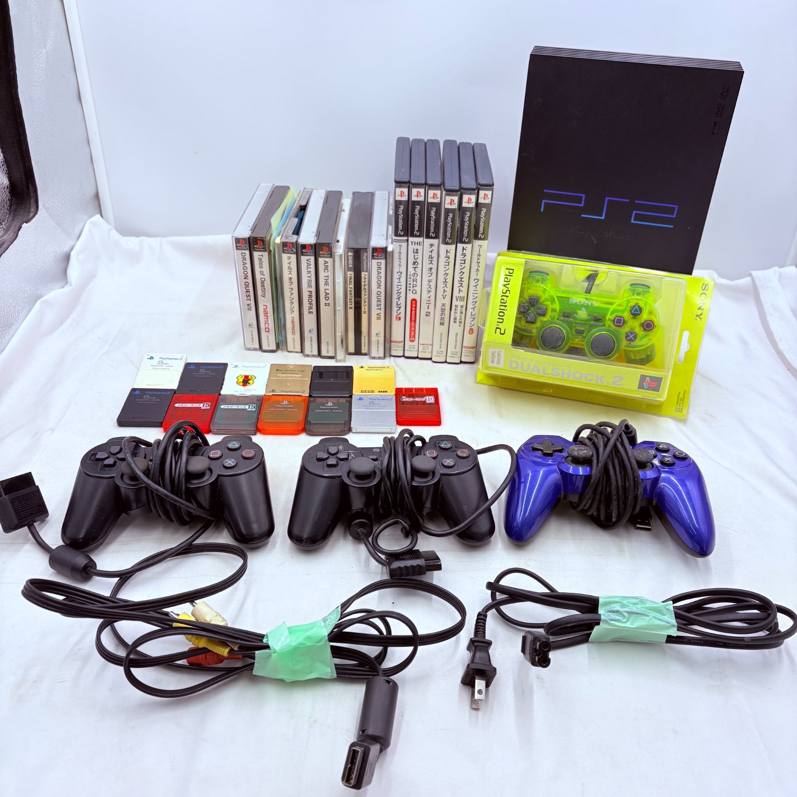 大量まとめ PS 2 本体 ソフト コントローラー他 レトロゲーム
