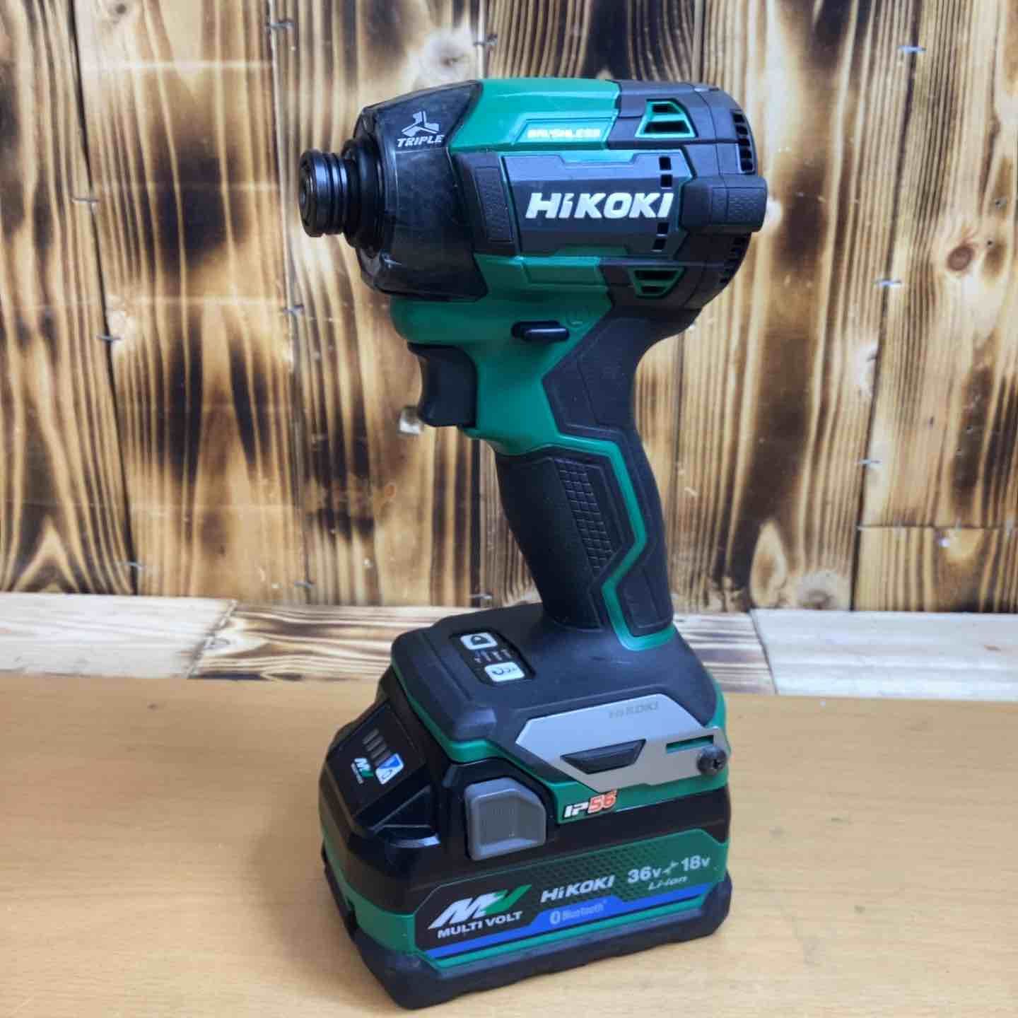 ハイコーキ HIKOKI 旧 日立工機 コードレスインパクトドライバ アグレッシブグリーン WH 36 DD 2 XHLSZ