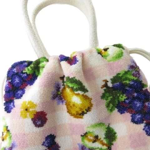 フェイラー FEILER ブルゴーニュ ミニバッグハンドバッグ フルーツ柄