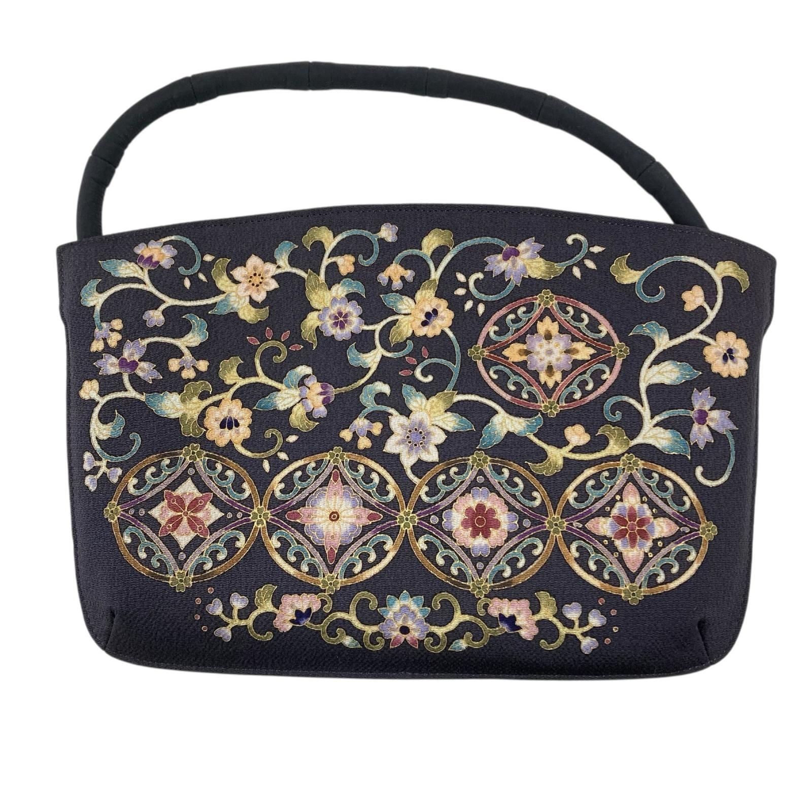 186000 OKAJIMA 岡重謹製 和装バッグ シルク - メルカリ