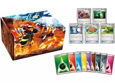 [Used] Supply Pokémon Card Game Card Box with Energy Card Gensigladon Genshikaioga