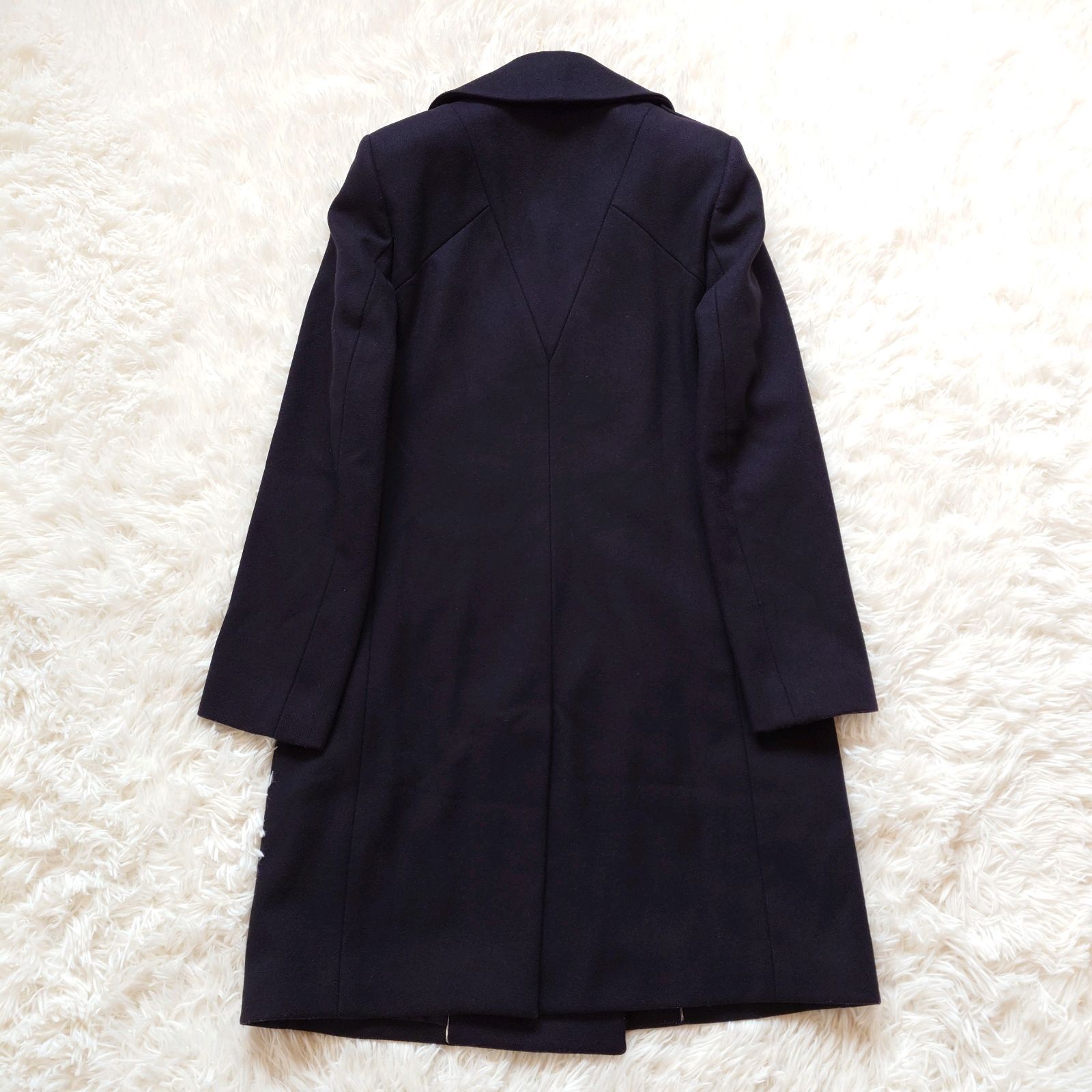 現行 アクアスキュータム Aquascutum チェスターコート ロングコート