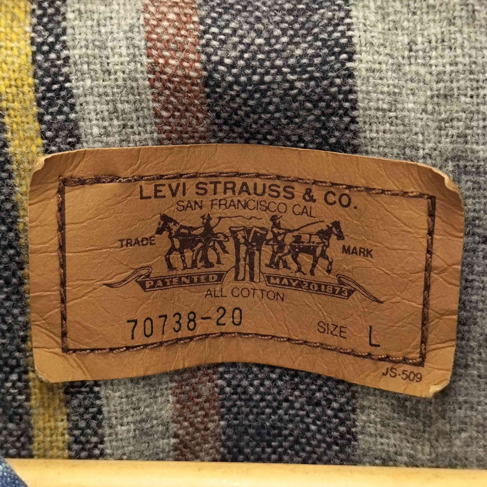 リーバイス Levis 90S 70738-20 裏地ブランケット デニムカバーオール