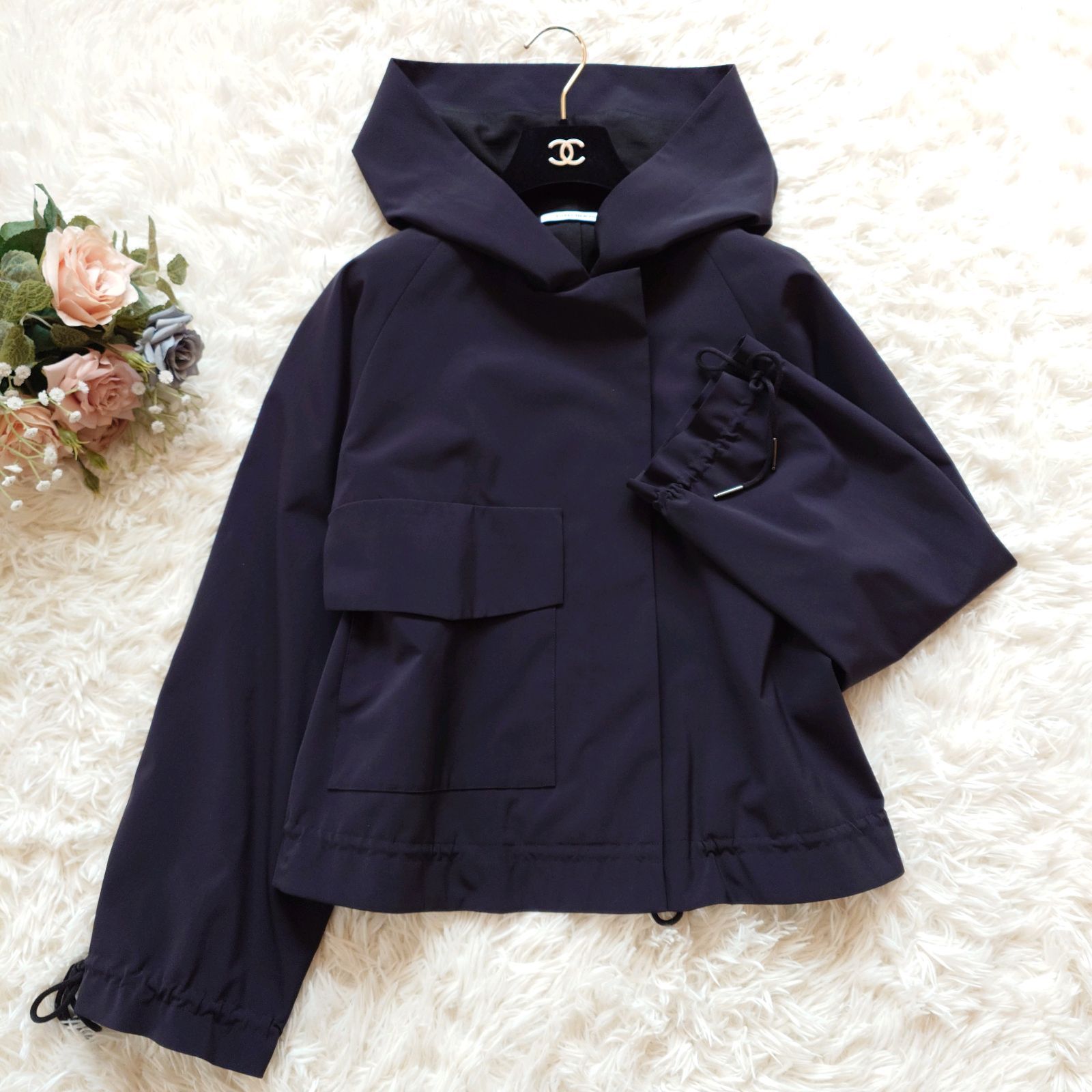 美品 フォクシーニューヨーク FOXEY レイニーロンドン ジャケット