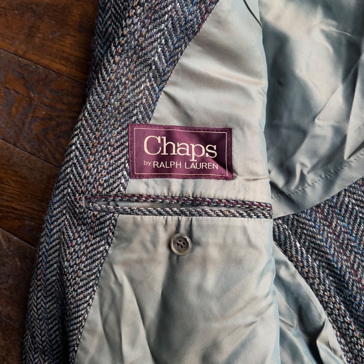 80s CHAPS by Ralph Lauren Tweed Jacket / Ivy Preppy Japan Wool